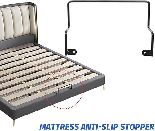 Miniatura 6 de LIFKOME Juego de 2 topes antideslizantes para colchón, marco de cama
