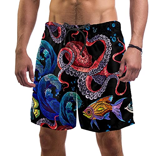 Short de bain pour homme fini les maillots serrés taille élastique 2 poches