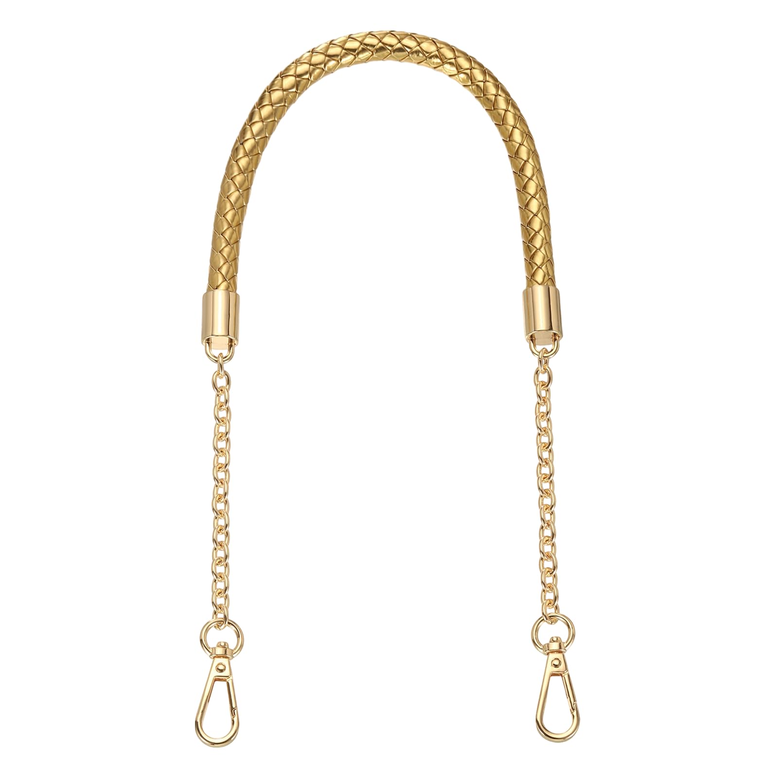 Photo 1 of uxcell PU Leather Chain Purse Strap - 24.4 Inch Braided Replacement