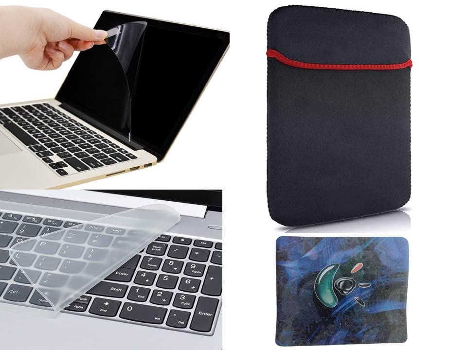 Anjo 4 in 1 Combo 15.6 Inch Laptop Screen Protector, Key-Guard, Sleeve & Mouse Pad (Transparent). (B0BGHTTTQN) Amazon Price History, Amazon Price Tracker