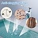 uxcell Bathroom Sink Stopper Push Type Sink Drain Strainer Filter with Removable Stainless Steel Filter Basket Hair Catcher Fit for 1.1
