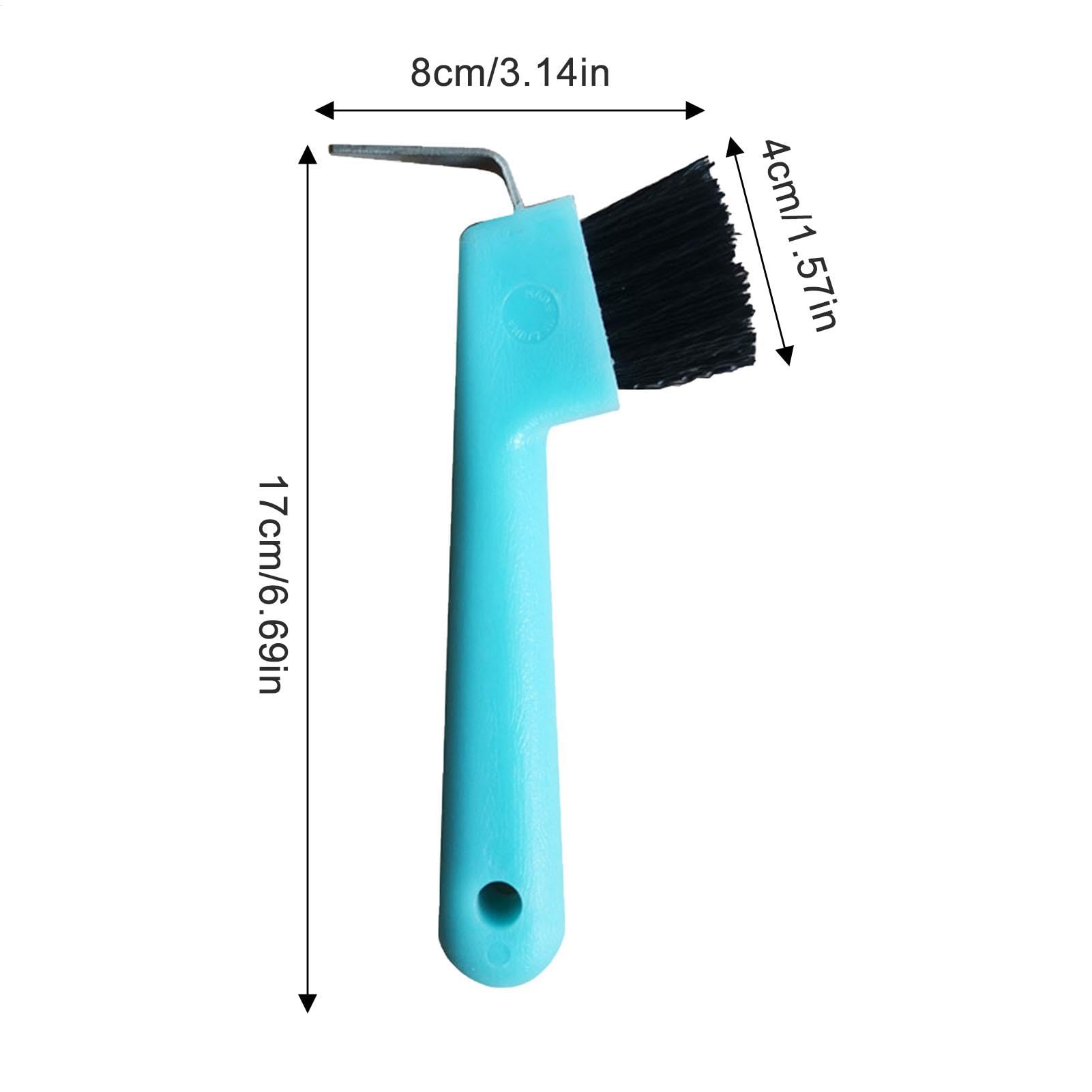 Selección De Pezuñas De Caballo - Cepillos Y Pulidor De Pezuñas De Caballo 2 En 1 | Púa De Pezuña Colorida Con Mango Ergonómico Para Suministros De Limpieza Y Aseo De Caballos Para Niños Y Niñas