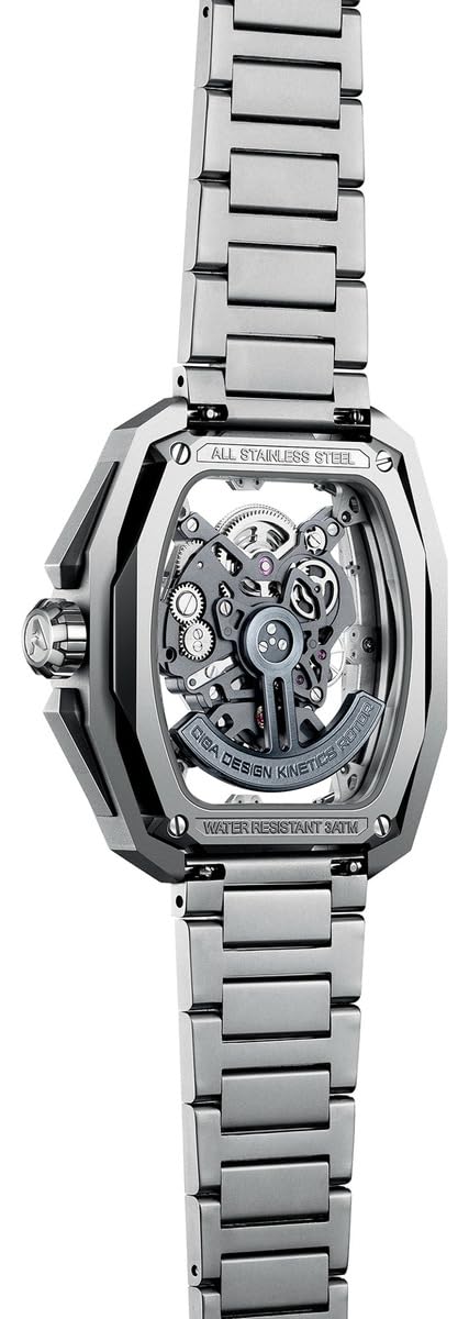 CIGA Design Z Series Hunter Automatico Acciaio Scheletrato Tonneau Zaffiro Orologio Uomo
