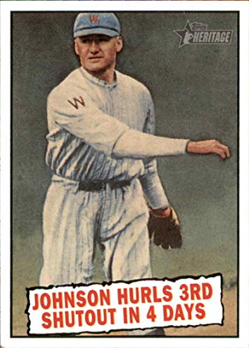 2010 Topps Heritage #409 Walter Johnson Washington Senators BT MLB Baseball Card NM-MT