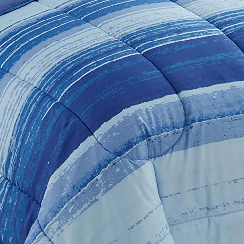 Sweet Home Collection 7 Piece Comforter Set Bag Solid Color All Season Soft Down Alternative Blanket & Luxurious Microfiber Bed Sheets, Siena, King