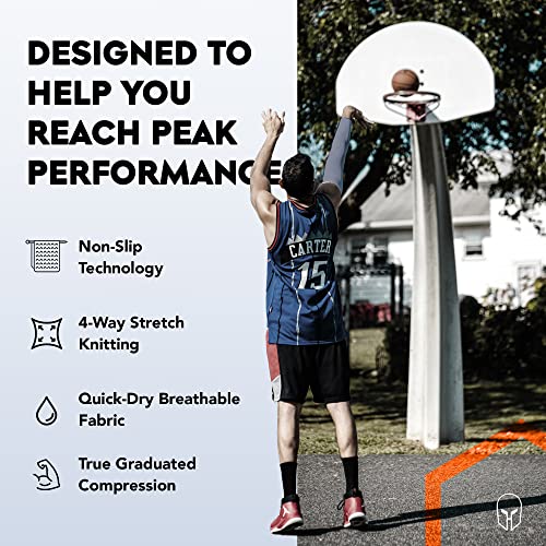 Armoray Arm Sleeves For Men & Women Upf 50 Sports Compression Cooling Sleeve For Basketball Golf Running Tattoo Coverage #TOP6