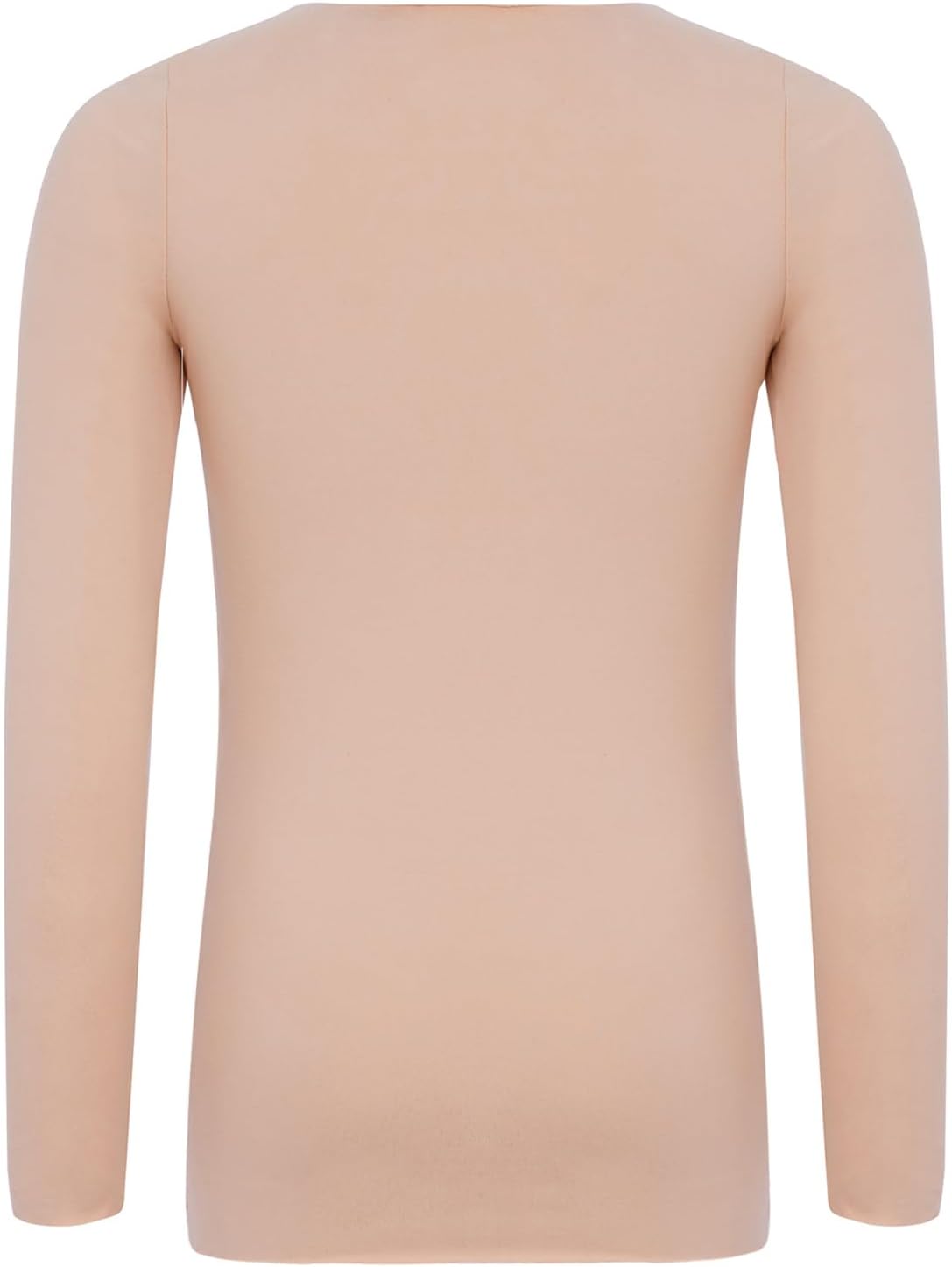 Girls' Fleece Lined Athletic Shirts 2-14 Years Long Sleeve Thermal Tops Seamless Baselayer Undershirts