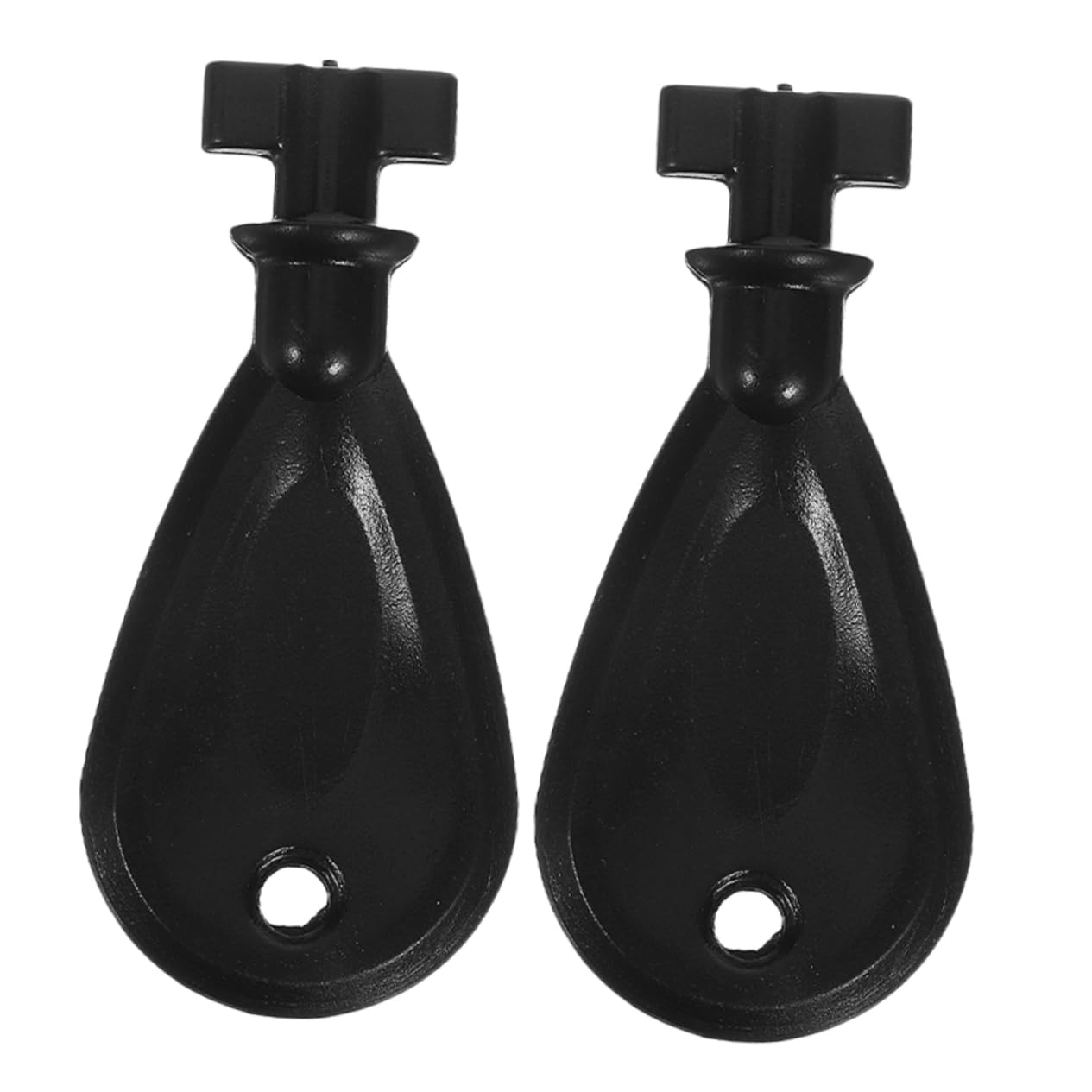 KICHOUSE 2pcs Tissue Box Toilet Dispenser Key Dispenser Key Replacement Waffle Dispenser Key Toilet Paper Key Tissue Dispenser Key Universal Paper Key Commercial Toilet Key Black Abs