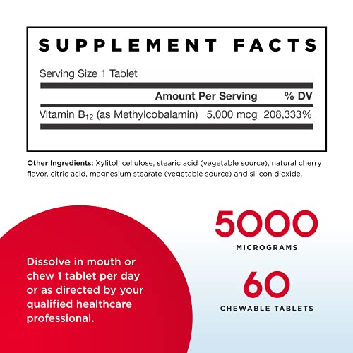 Jarrow-Formulas-Methyl-B-12-5000-mcg-60-Chewable-Tablets-Cherry-Bioactive-Vitamin-B12-Supports-Energy-Production-Brain-Health-Metabolism-Gluten-Free-Pink-60-Servings
