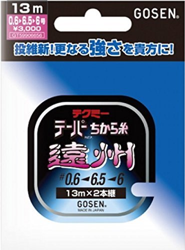 Amazon.co.jp: ゴーセン(GOSEN) ライン テクミーテーパーちから糸 遠州