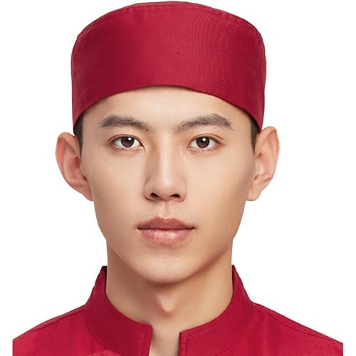 Hyzrz Unisex Chef Hats Adjustable Kitchen Cooking Caps with Breathable Mesh Top