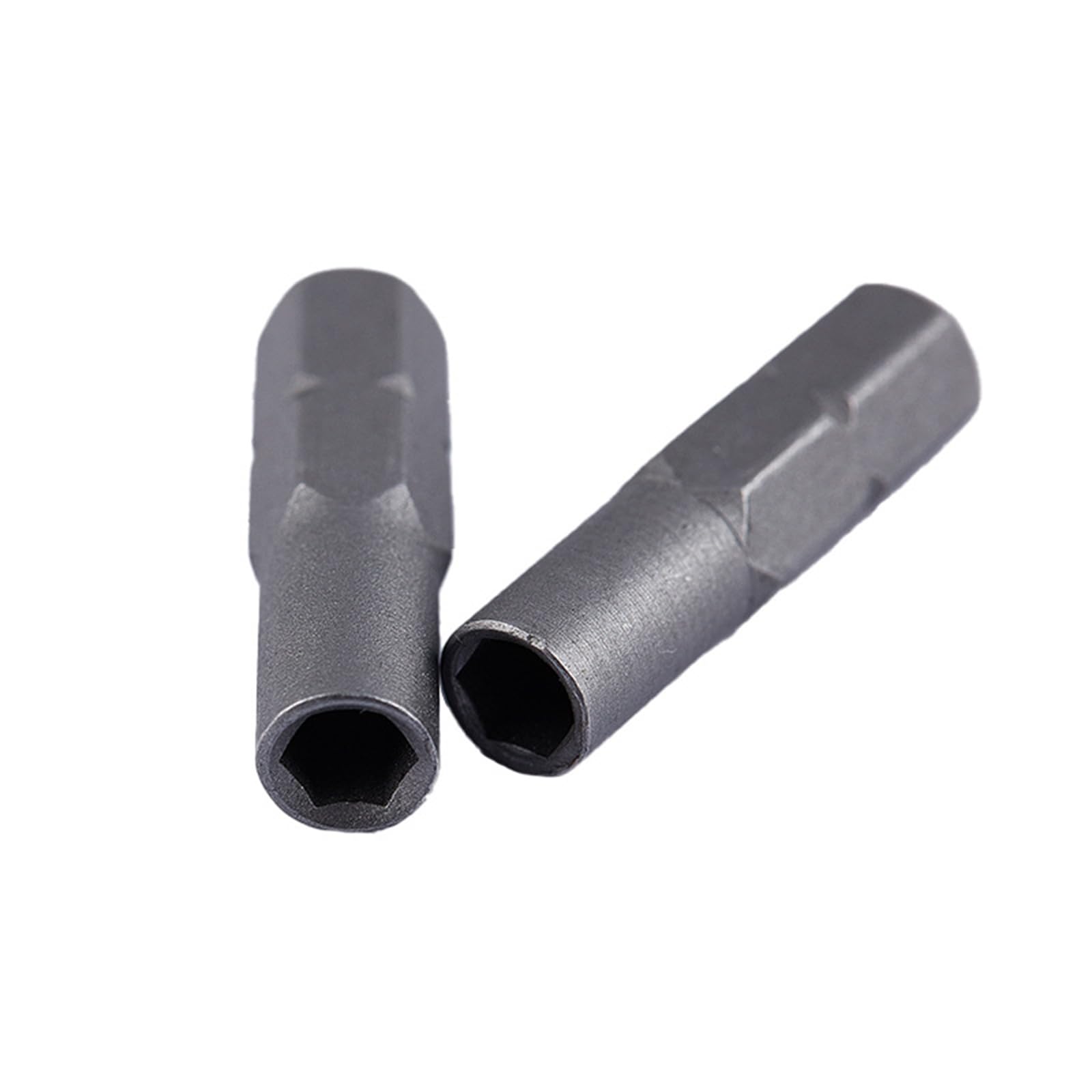 Tsophreniq Of 2 Hexagonal Shank Converters For 6.35Mm 1 / 4Inch Screwdriver Insert Bit Adapter To 4Mm Bits Shape Socket Holder Hexagonal Shank Converters