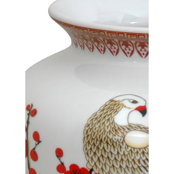 Red Lantern 14" Cherry Blossom Porcelain Tung Chi Vase by Red Lantern - Image 2