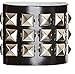 amscan Gothic Stud Wristband Costume Accessory One Size Black/Silver - 1 Pc.