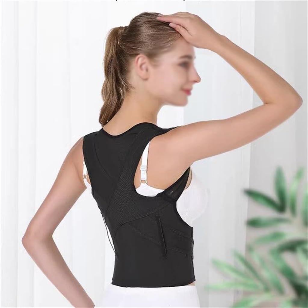 Hunback Tension Belt with Student Body Back Spine Sitting Orthotics Write Hunchback(XX-Large)