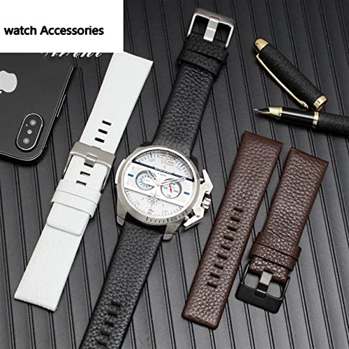 Bracelet montre cuir véritable 22mm 28mm 30mm Diesel DZ7256 SCRUBY - 2