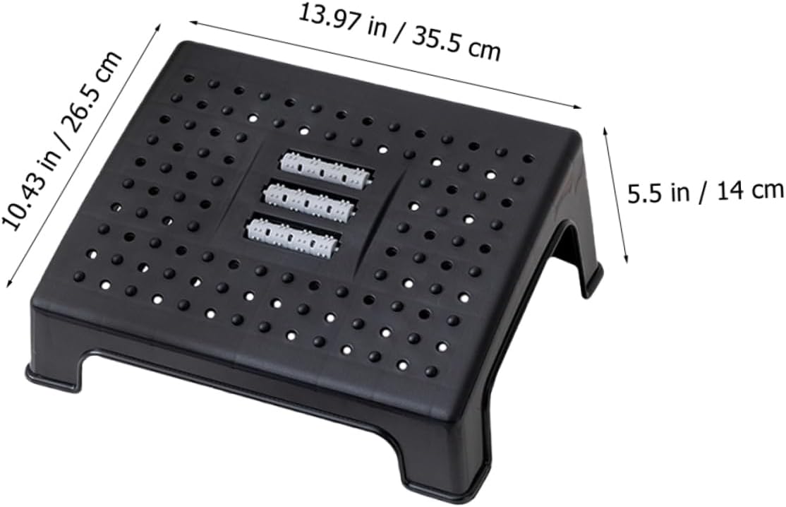 Non-Slip Desk Foot Rest Under Desk Pedicure Foot Stool Office Footrest