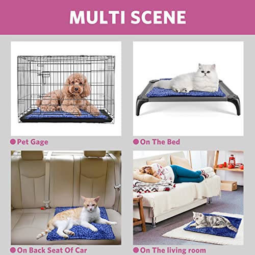 Marunda Self-Warming Cat Bed,Super Soft Dog Bed Crate Bed Blanket, Self Heating Cat Pad, Thermal Cat And Dog Warming Bed Mat. (Self-Warming, A - 22" * 15") #TOP4