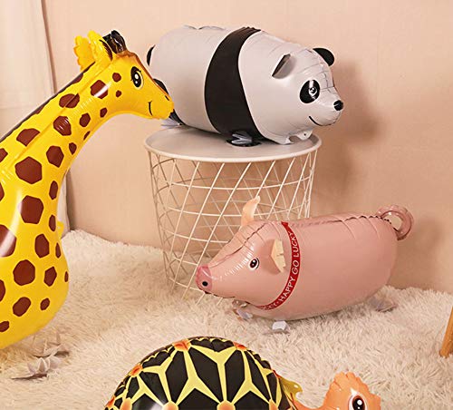 Sotogo 14 Pieces Walking Animal Balloons Pet Balloons Farm Animal Balloon Toys Air Walkers For Kids Gift Birthday Party Decor #TOP2