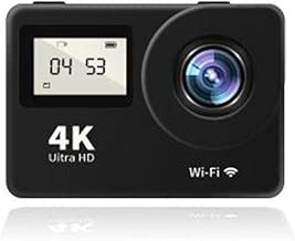 QYL Camera 4K Dual-screen Sports Camera DV HD Self-timer Mini Camera Waterproof With Remote Control WIFI USB Charging Portable Camera Color Black QYL Camera 4K Dual-screen Sports Camera DV HD Self-timer Mini Camera Waterproof With Remote Control WIFI USB Charging Portable Camera Color Black