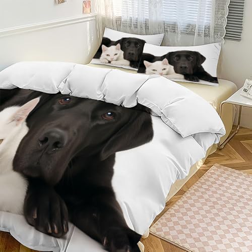 Housse de couette douce 220x240 avec fermeture éclair pratique - 5