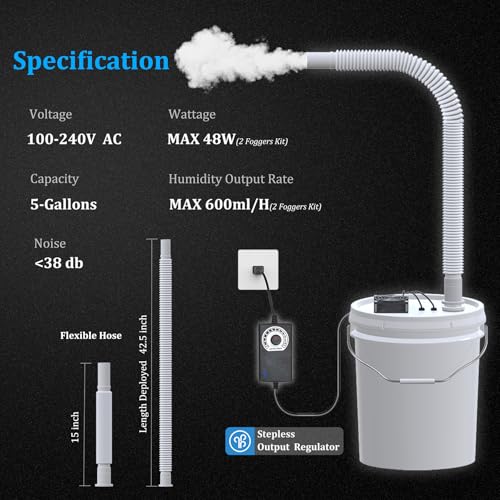 19L DIY Bucket Humidifier Kit