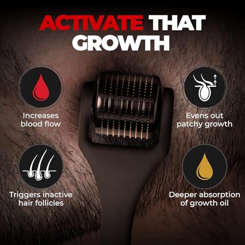 Image of Beardo Beard Growth Duo | Beard & Hair Growth Oil 50ml & Beard Activator | Promotes Thicker, Longer & Fuller Beard Growth | For Patchy Beard- Set of 2