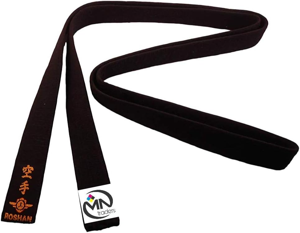 Cotton All India Approved Karate Belt, Black