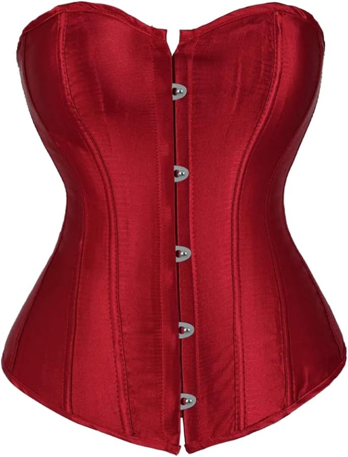 Online Metal, Gothic, Punk & Rockabilly shop | | Victorian onder-borst corset Rood konings brokaat