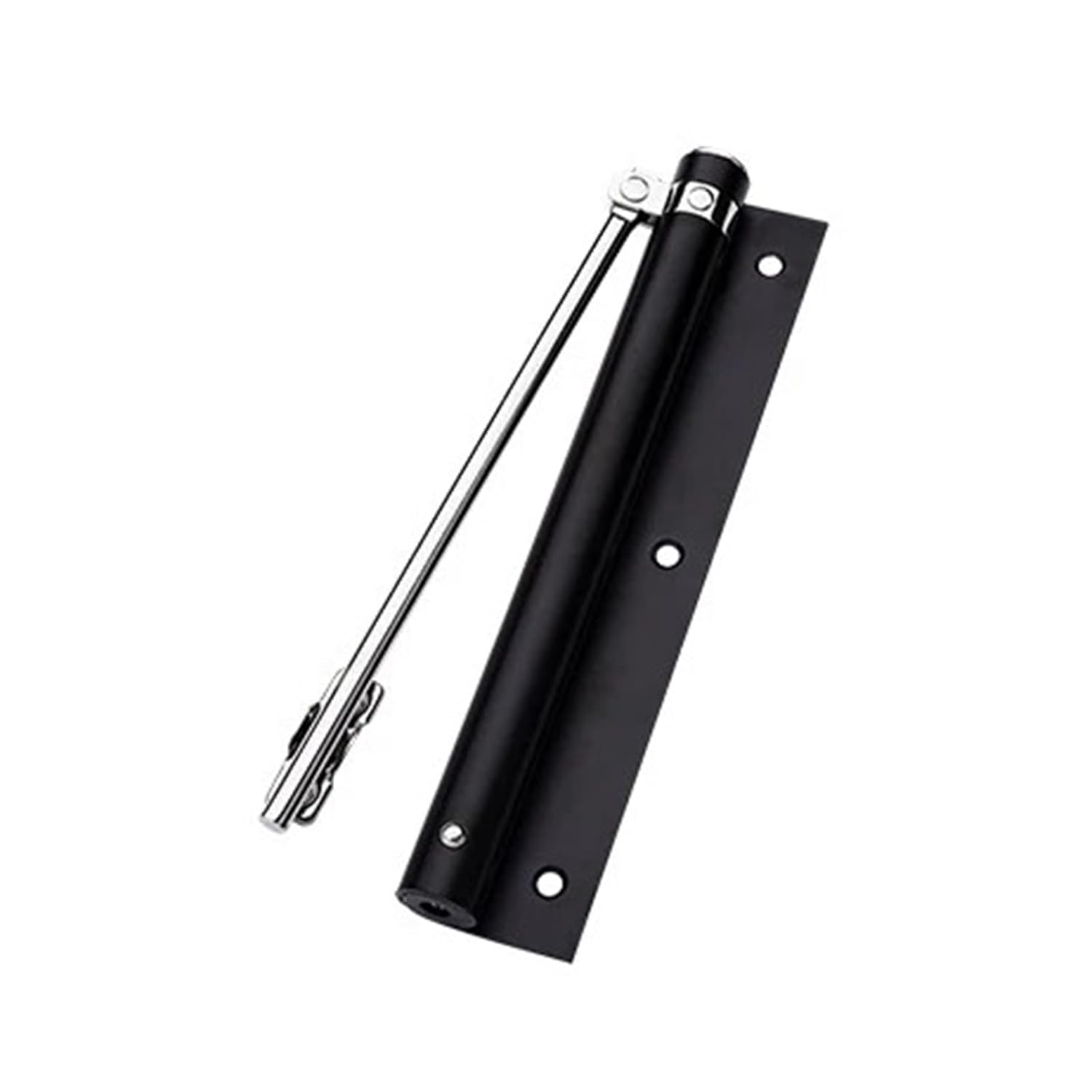 Adjustable Door Closers, Stainless Steel Door Hinges, Automatic Door Springs(Black)