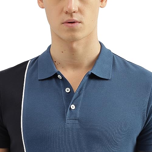 Image of United Colors of Benetton Men's Cotton Solid Regular Fit Polo Shirt