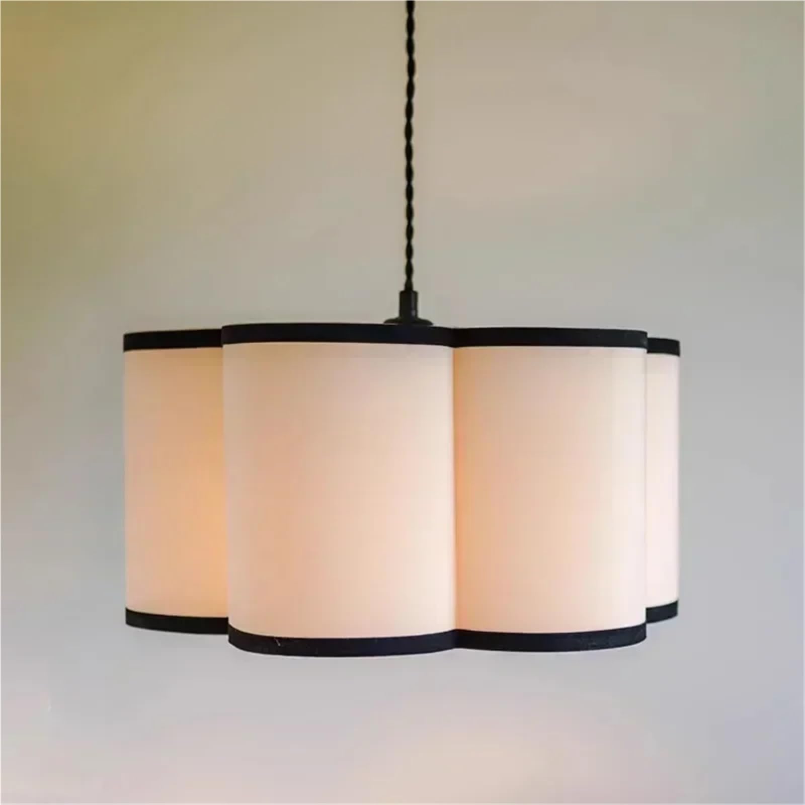KXEcoLife Nordic Fabric Chandelier Lamps Kitchen Bedroom Restaurant Pendant Lights Decoration Lighting Droplight Luminaire