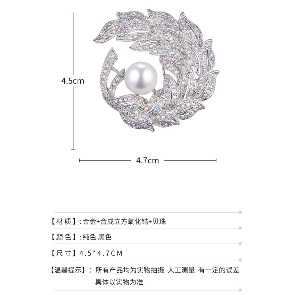 Engel Imitation Perle Brosche Weiblichen Koreanischen Pin Strickjacke Taste Elegante Temperament Corsage Mantel Mantel Zubehör
