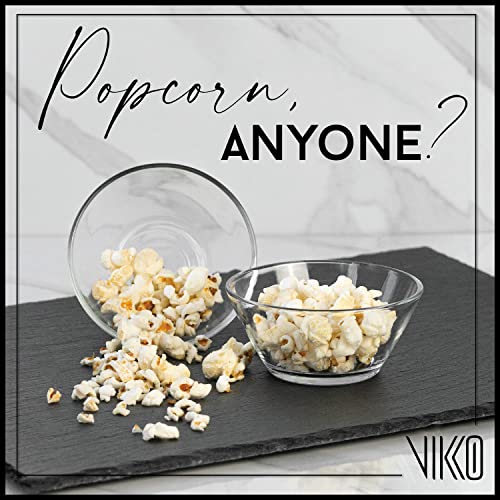 Vikko 7 Ounce Glass Bowls: Made From Thick, Durable Glass – For Desserts, Condiments, Candy And More – Microwave And Dishwasher Safe – Set Of Six Glass Dessert And Snack Bowls – 4.6” X 2.8” #TOP6