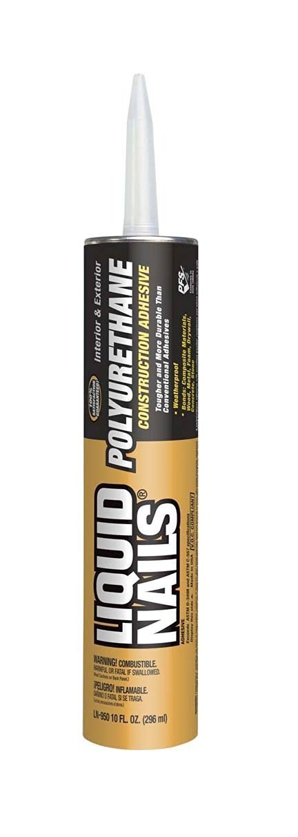 Liquid Nails LN-950 12 Pack 10 oz. Polyurethane Construction Adhesive, Tan
