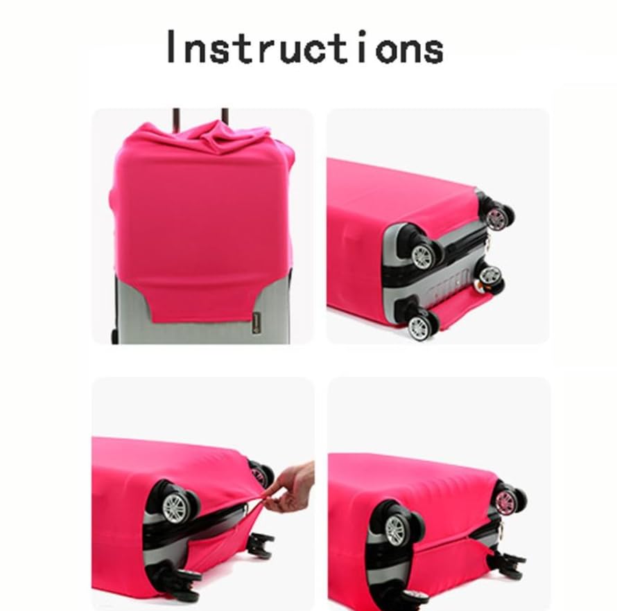 Luminexia Copri Valigia Elastico,Coprivaligia,Suitcase Cover,Proteggi Bagagli,Copri Valigia AntiGraffio e Antipolvere,Luggage Cover,per Bagagli da 18 a 32 Pollici