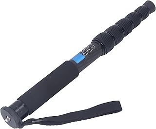 Camera Monopod, Fiber 63 Inch Monopod Telescopic Monopod with 6 Sections, Outdoor Travel Monopod for Outdoor Travel Photography Mountaineering