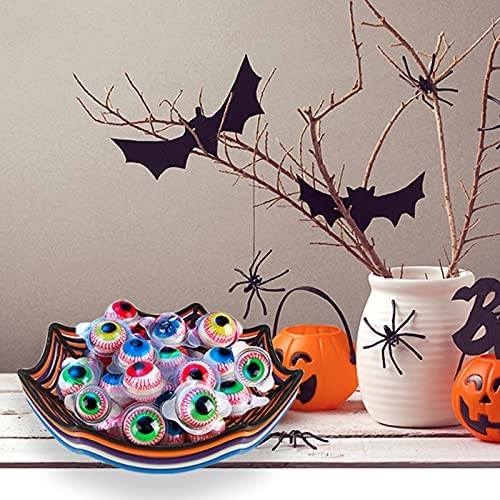 Halloween Candy Bowl, 5 Pack Halloween Spider Web Plastic Basket Bowls For Trick Or Treat Hand Grabbing Candy Holder Bowls, Trick Or Treat Snack Fruit Bowls For Halloween Party Supplies Decoration #TOP6