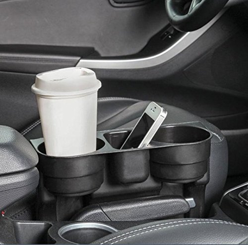Preisvergleich Produktbild Getränkehalter Ablagefach Stauraum Aufbewahrungsbox - - Becherhalter Flaschenhalter Drink Holder für Mittelkonsole Fahrersitz Beifahrersitz Rücksitz Rückbank zwischen den Sitzen