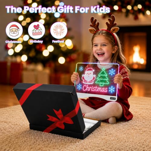 Image of PATPAT 17 Inch Rechargeable LED Drawing Board for Kids