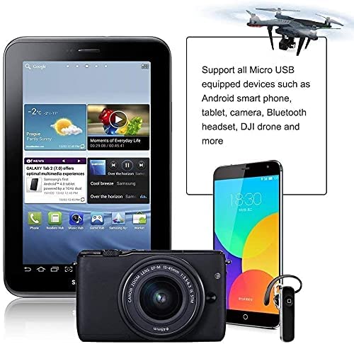 Cablecreation Short Micro Usb To Micro Usb Otg Cable 8Inch, Micro Usb Male To Micro Usb Male Cable Works For Dji Spark Mavic, Ps4, Owlet, Android Phone Tablet, Dac And More,20Cm #TOP4