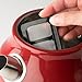 Haden Dorset 1.7 Liter Stainless Steel Electric Kettle, Hot Water Kettle with 360-Degree Base and Auto Shutoff, Rectory Red