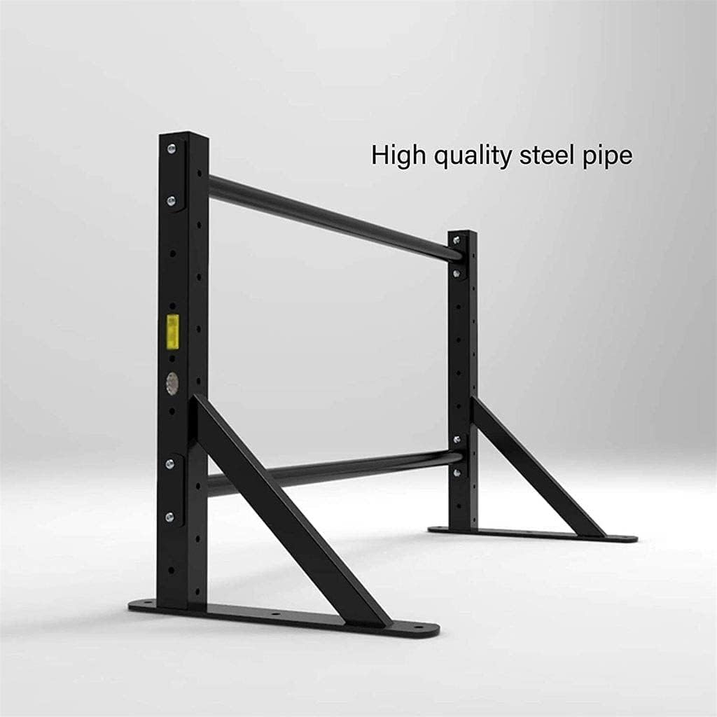 Strength Training Pull Up Bar Pull-up Bar Stainless Steel Wall-mounted Pull-up Bar Triangular Support Home Fitness Equipment Parallel Bar With Adjustable Wall Distance Strength Training Equipment