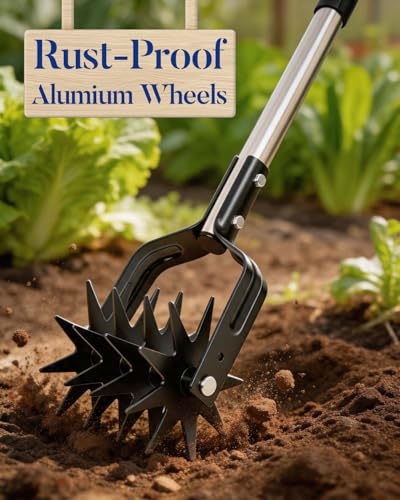Cultivador Manual Joyhalo para Jardín con Mango Ajustable miniatura 4