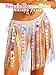 GRAEEN Sequin Skirt Sparkly Fringe Belly Dance Hip Scarf Festival Rave Tassel Skirts for Women Pink