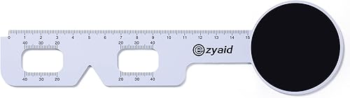 Miniatura 2 de Kit de examen ocular para agudeza visual, gráfico de ojos Snellen con oclusor ocular y regla de pupila 2 en 1 para pruebas de visión cercana (6 pies
