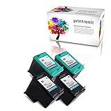 Printronic Remanufactured Ink Cartridge Replacement for HP 92 HP 93 (2 Black, 2 Color)