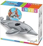 175 x 66 cm Deggelbam INTEX Delphin Reittier 58535 // Aufblasbarer Delphin / Pool Schwimmbad Kinder Luftmatratze Schwimmhilfe 175 x 66 cm