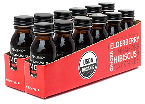 Teaonic Adrenal And Immune Support Wellness Shots Combo, Pack Of 24 Wellness Shots - My Adrenal Mojo And My Immunity Mojo #TOP5