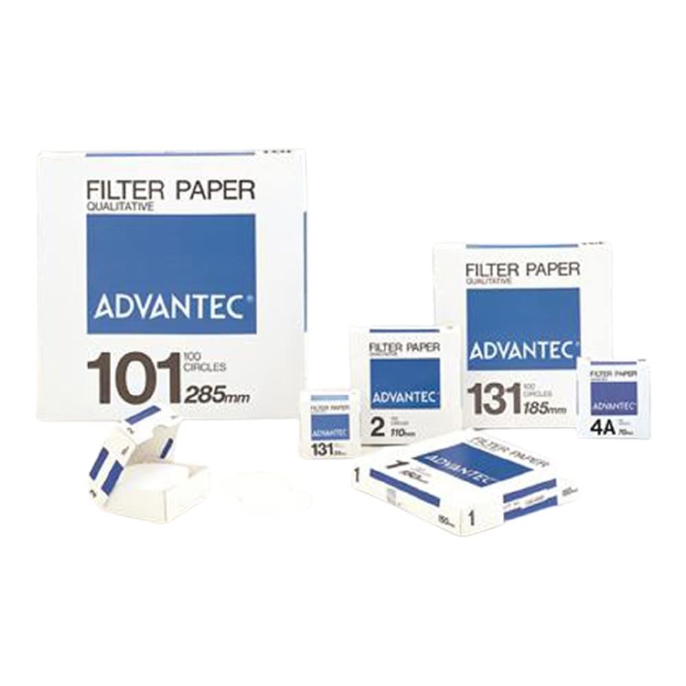 Advantec MFS N01015.5CM Qualitative Filter Paper, No. 101, 0.21 mm Thickness (Pack of 100)